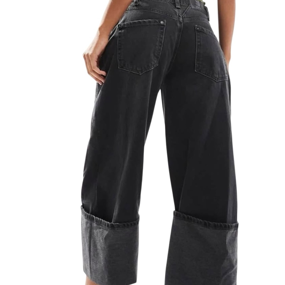 Free People We The Free Olsen Cuffed
Barrel Jeans Sz 29 - Picture 2 of 10